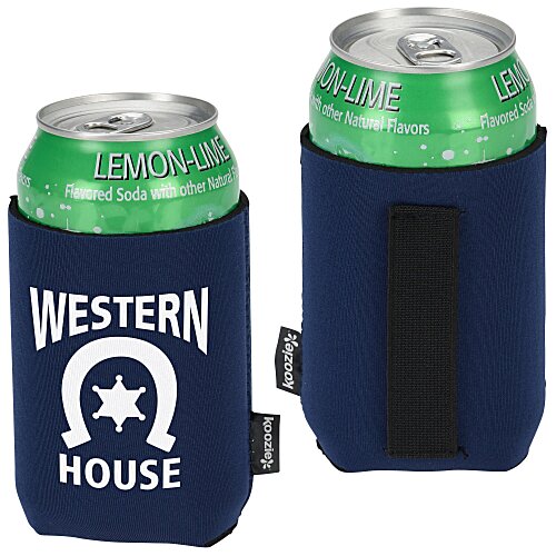Collapsible Neoprene Koozie® Can Kooler - Handle Main Image