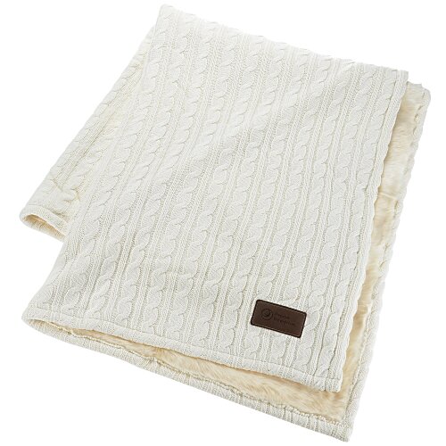 Supreme Cable Knit Cotton Throw Main Image