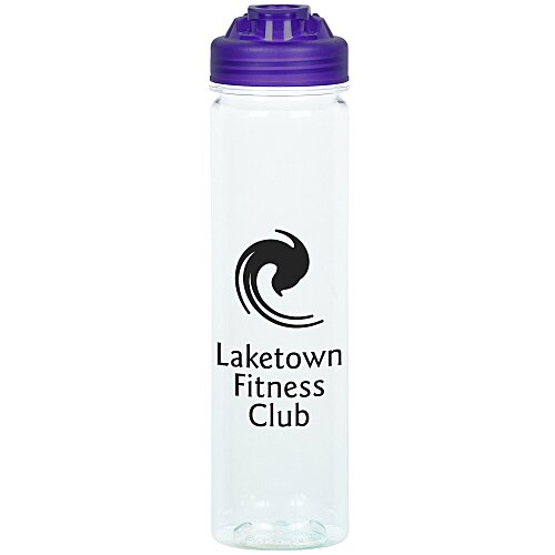 PolySure Revive Water Bottle with Flip Lid - 24 oz. - Clear Main Image