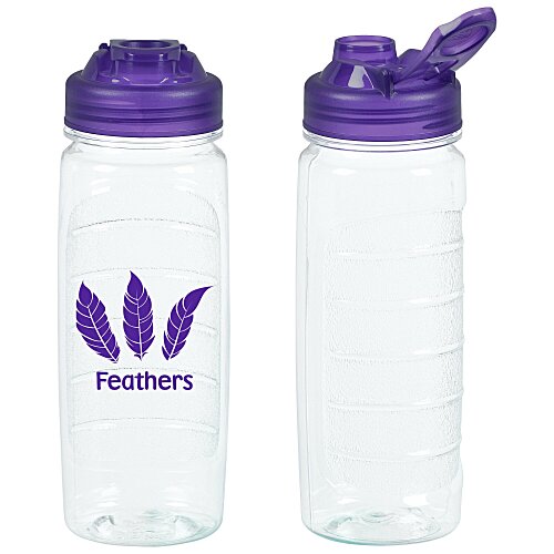 Refresh Clutch Water Bottle with Flip Lid - 20 oz - Clear Main Image