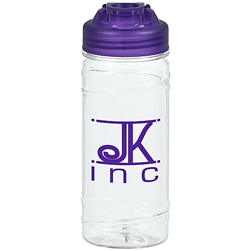 Refresh Cyclone Water Bottle with Flip Lid - 16 oz - Clear Main Image