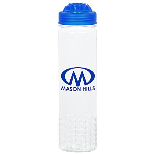 PolySure Out of the Block Water Bottle with Flip Lid - 24 oz. - Clear Main Image