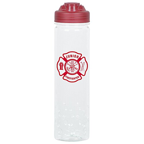 PolySure Inspire Water Bottle with Flip Lid - 24 oz - Clear Main Image