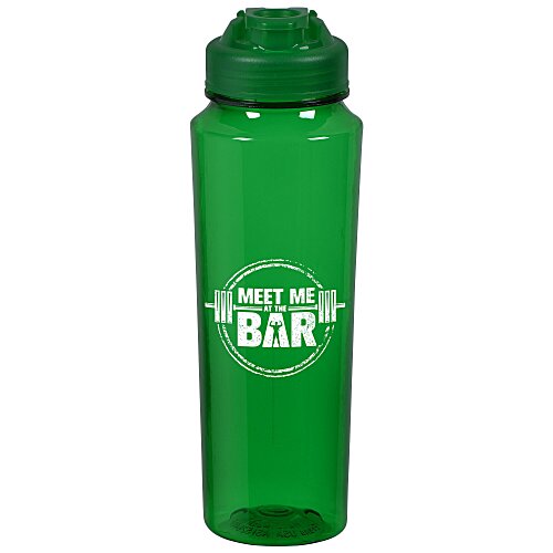 PolySure Measure Water Bottle with Flip Lid - 24 oz Main Image
