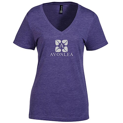 Primease Tri-Blend V-Neck Tee - Ladies' Main Image