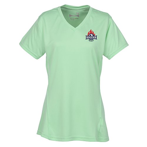 Boston V-Neck Training Tech Tee- Ladies' - Embroidered Main Image