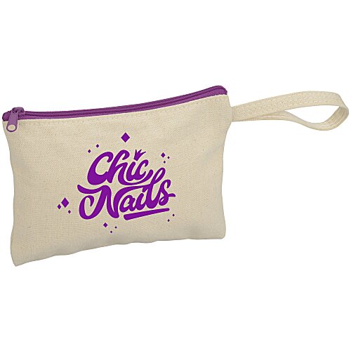Chroma Zip Cotton Wristlet Main Image