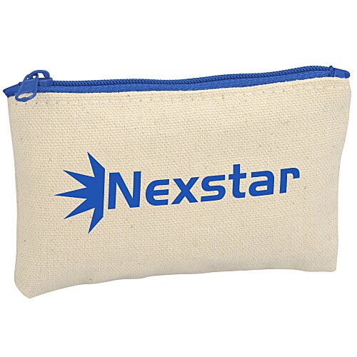 Chroma Zip Cotton Pouch - 3" x 5" Main Image