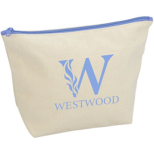 Chroma Zip Tweedle Dee Cotton Pouch - 6 3/8 inches x 9 inches Main Image