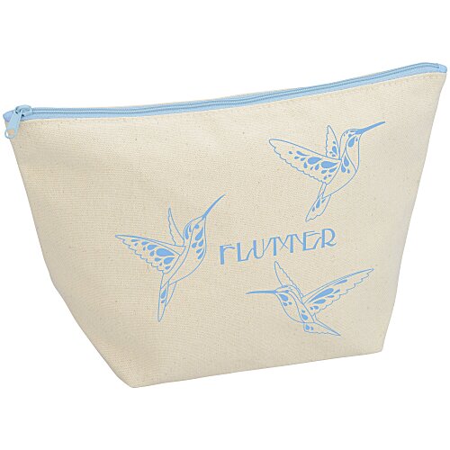 Chroma Zip Tweedle Dum Cotton Pouch - 7 1/4 inches x 10 3/4 inches Main Image