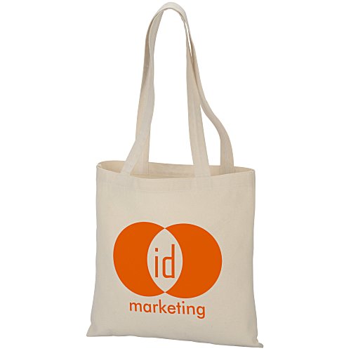 Main Squeeze 7 oz. Flat Cotton Tote - 13-1/2" x 13-1/2" Main Image