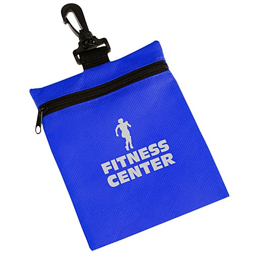 Non-Woven Zippered Pouch - 24 hr Main Image