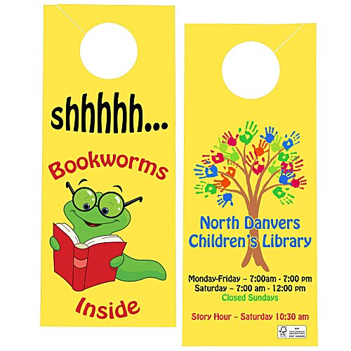 Cardstock Door Hanger Main Image