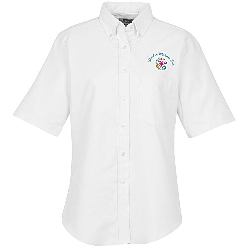 Easy Care Short Sleeve Oxford Shirt - Ladies' - 24 hr Main Image
