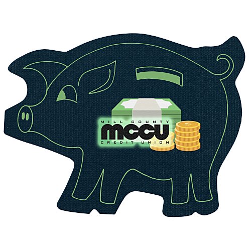 Jumbo Cushioned Jar Opener - Piggy Bank - Full Color Main Image