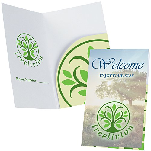 Side Fold Key Card Holder - 4-1/2" x 2-3/4" Main Image