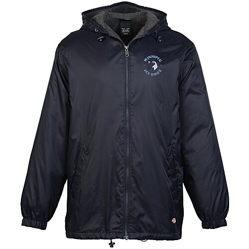 Dickies Fleece Lined Hooded Nylon Jacket Main Image