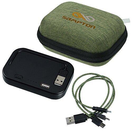 Ridge Line Built-in Cable Power Bank with 3-in-1 Cable Main Image