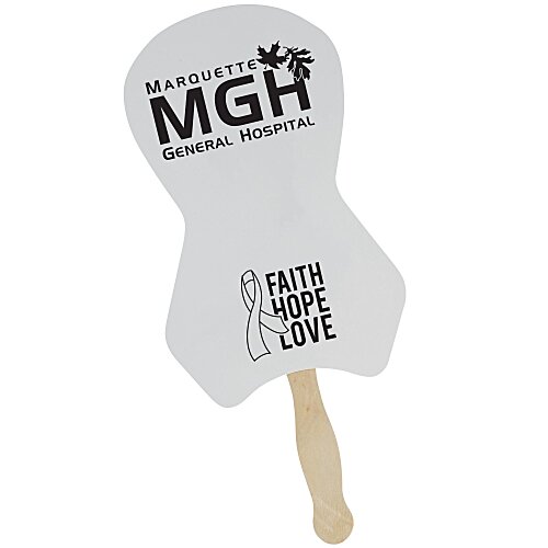 Hand Fan - Awareness Ribbon Main Image