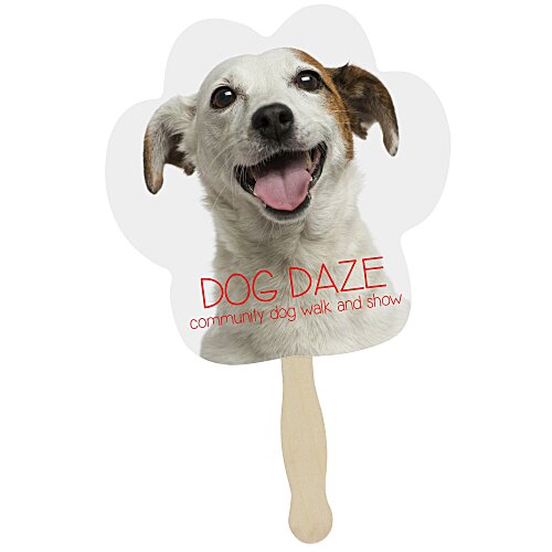 Hand Fan - Paw - Full Color Main Image