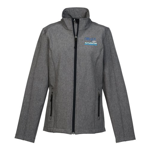 Heathered Soft Shell Jacket - Ladies' Main Image