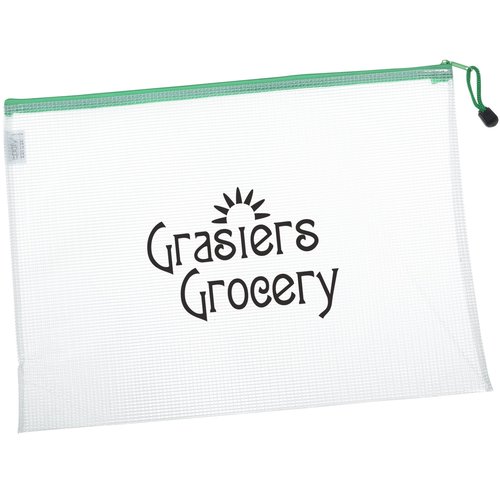 PolyWeave Zippered Pouch - 11" x 15-1/2" Main Image