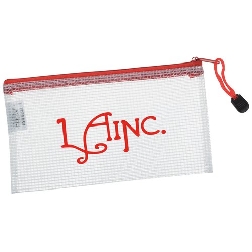 PolyWeave Zippered Pouch - 4" x 8" Main Image