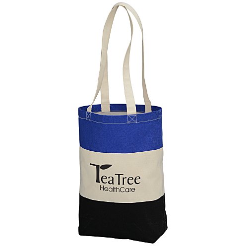 Tri-Band 8 oz. Cotton Tote - 24 hr Main Image