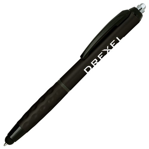 Tev Stylus Twist Flashlight Pen - Metallic - 24 hr Main Image