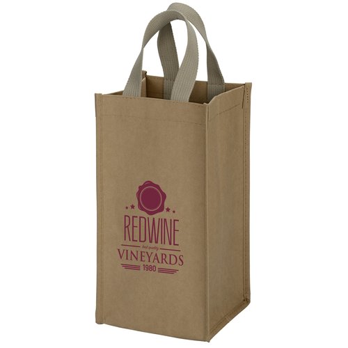 Tornado Washable Kraft Paper Wine Tote Bag Main Image