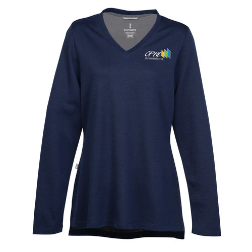 Bromley Wool Blend Knit V-Neck Knit Top - Ladies' Main Image