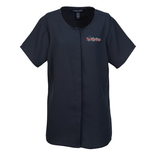 Perfect Fit Crepe Button-Front Blouse - Ladies' Main Image