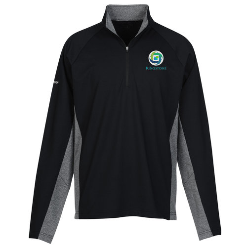 Sport-Wick Stretch 1/2-Zip Heather Colorblock Pullover - Men's Main Image