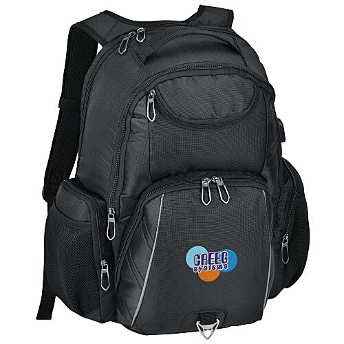 Rainier 17" Laptop Backpack - Embroidered Main Image