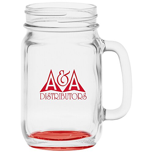 Mason Jar Mug - 16 oz - Bottom Color Main Image