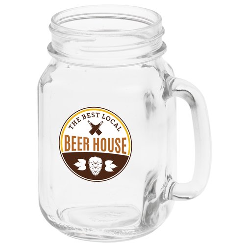 Mason Jar Mug - 16 oz. - Full Color Main Image