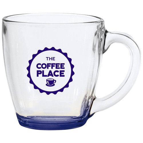 Bistro Glass Mug - 16 oz - Bottom Color Main Image