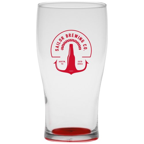Tulip Pub Glass - 16 oz. - Bottom Color Main Image