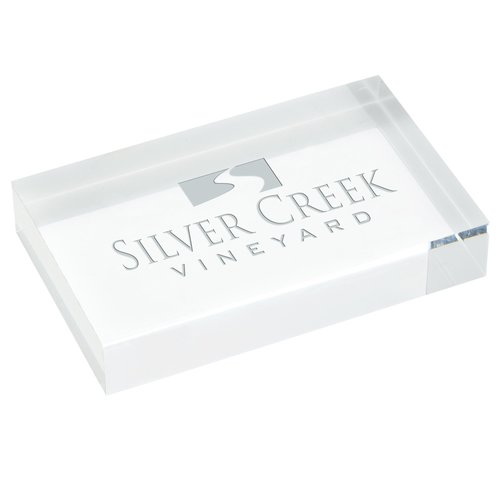 Rectangle Acrylic Paperweight Main Image