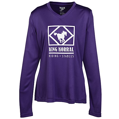 Zone Performance Long Sleeve Tee - Ladies' - Screen Main Image