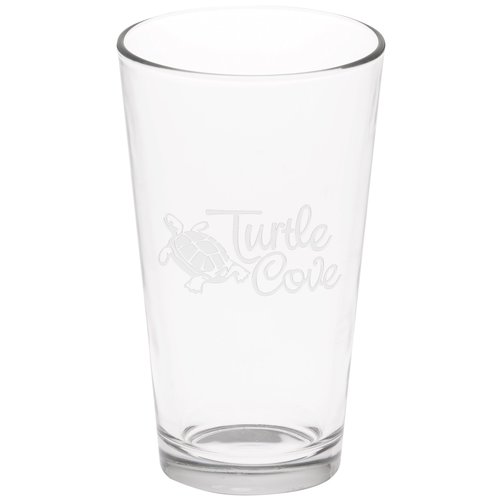 Pint Glass - 16 oz. - Deep Etch Main Image