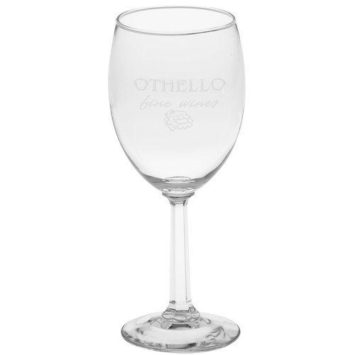 Napa Valley Optic Stem Goblet - 10 oz - Deep Etch Main Image