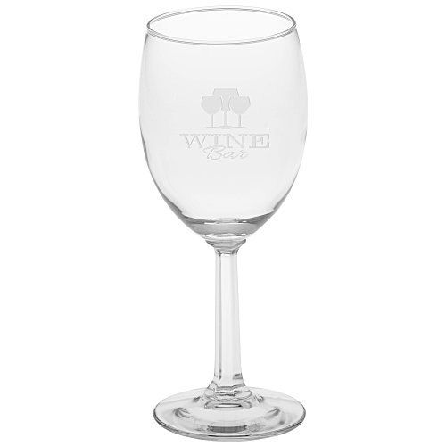 Napa Valley Optic Stem Wine Glass - 8 oz - Deep Etch Main Image