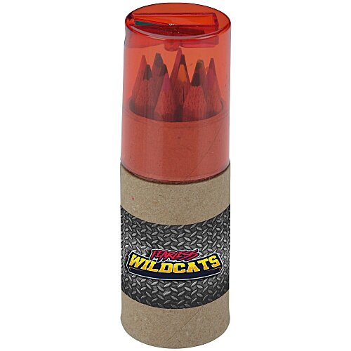 Colored Pencil & Sharpener Set - Full Color - 24 hr Main Image