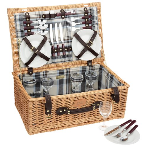 Picnic Time Newberry Wine Basket - 24 hr Main Image