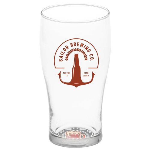 Tulip Pub Glass - 16 oz - Bottom Full Color Main Image