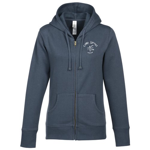 Econscious 9 oz. Full-Zip Hoodie - Ladies' - Screen Main Image