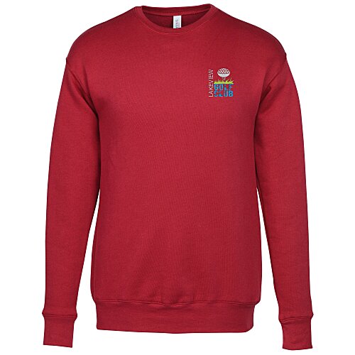 Bella+Canvas Drop Shoulder Crewneck Sweatshirt - Embroidered Main Image