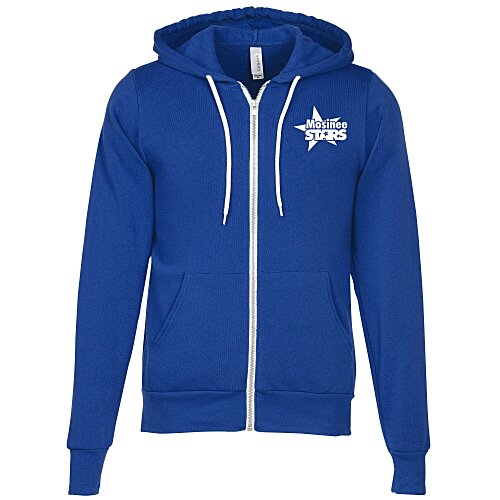 Bella+Canvas 7 oz. Full-Zip Hooded Sweatshirt - Screen Main Image