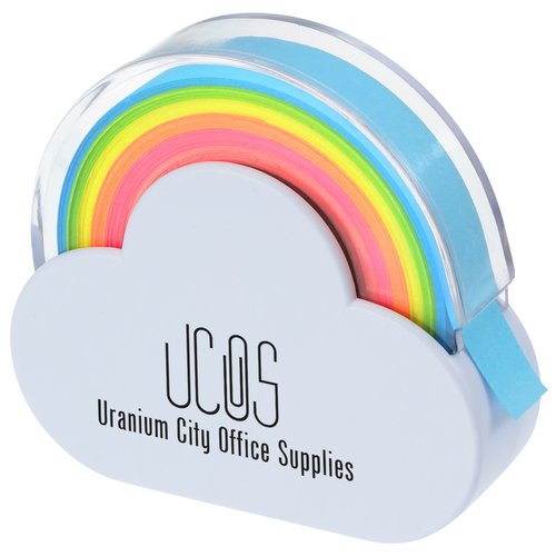 Rainbow Memo Tape Dispenser Main Image